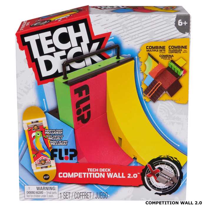 Tech Deck  X-Connect  Park Creator - 1 Miniatoura Troxosanida kai 1 Rampa